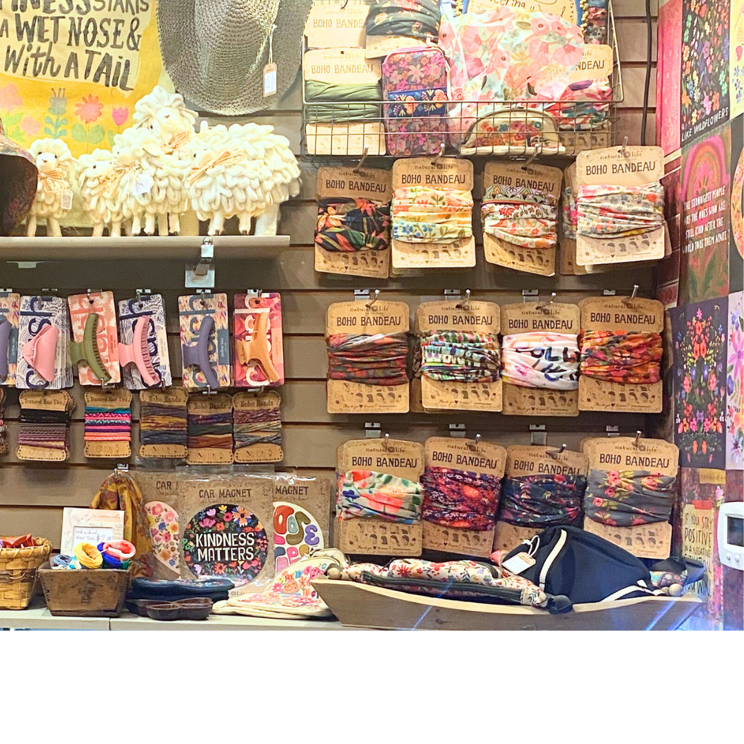 Natural Life brand clothing hair car accessories Traditions Pottery