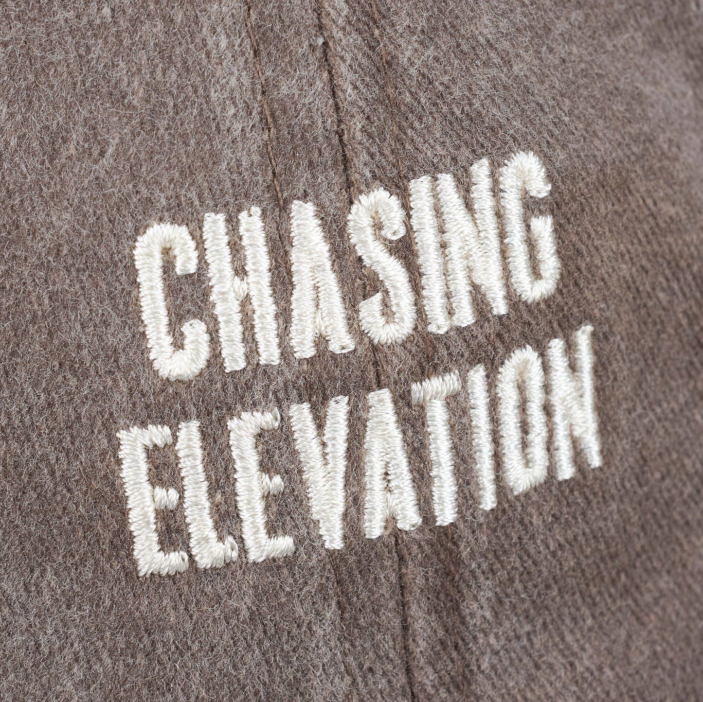Chasing Elevation Baseball Cap, Grey hat adjustable