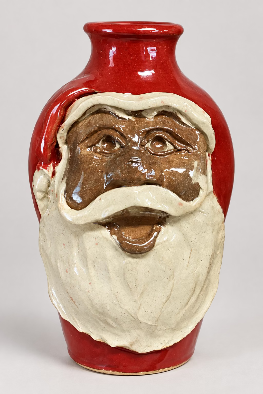 large face jug santa