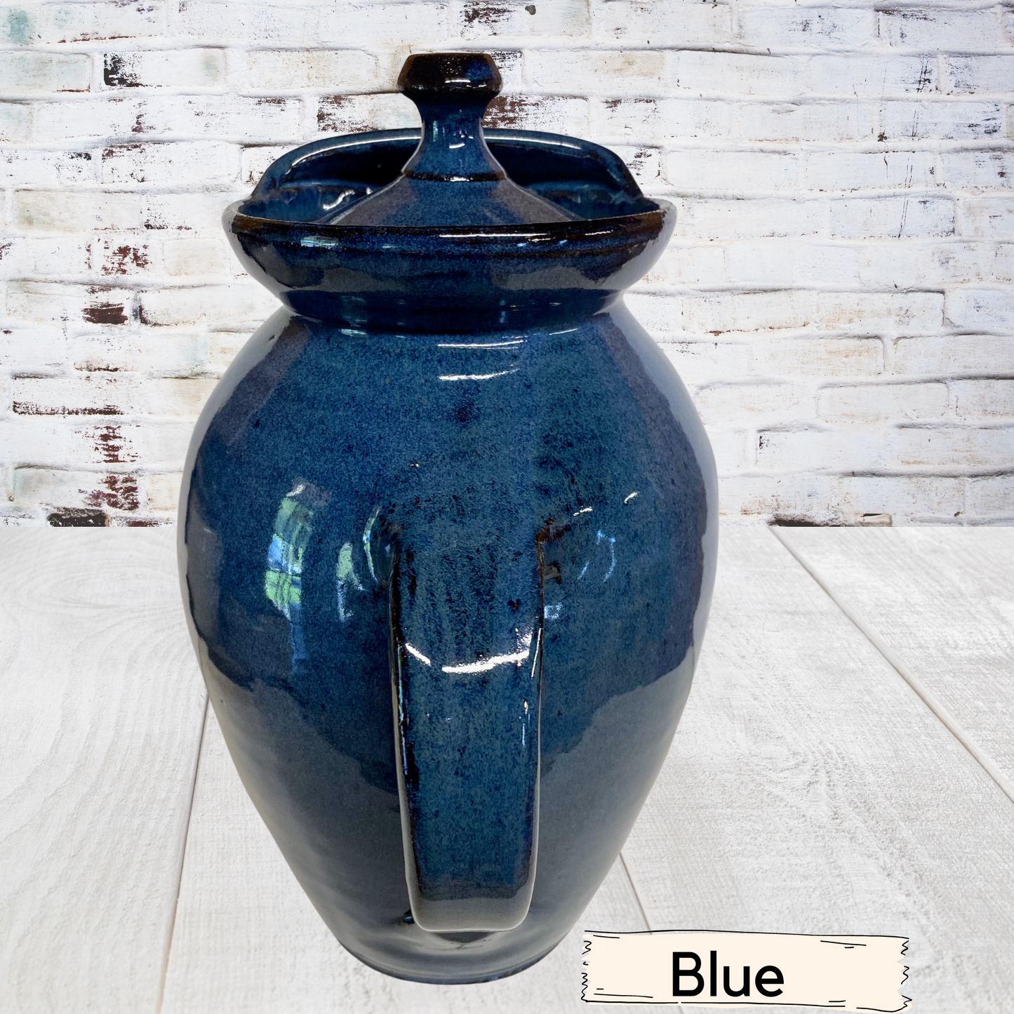 Large pitcher with lid tea, coffee, serving. Steep tea pottery handmade ceramic teapot
