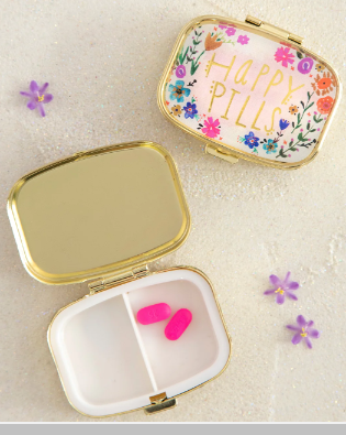 Pill box. Snap close Natural Life for vitamins, and meds.