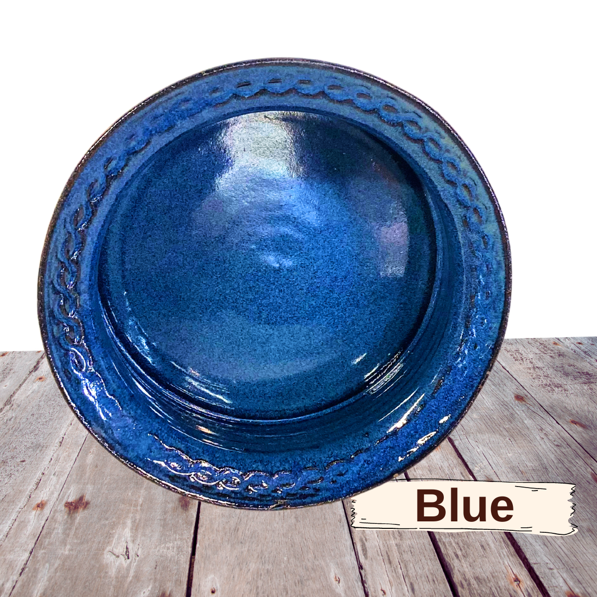 Brie Baker pottery baking dish. Ceramic dish for cheese and layered dips