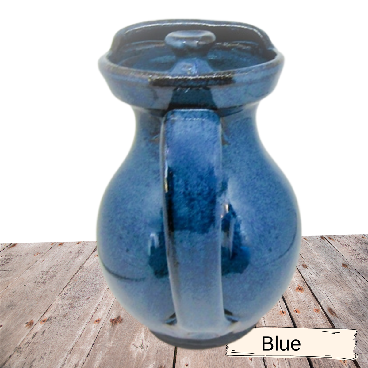 handmade teapot with pour spout for steeping and serving tea coffee milk creamer