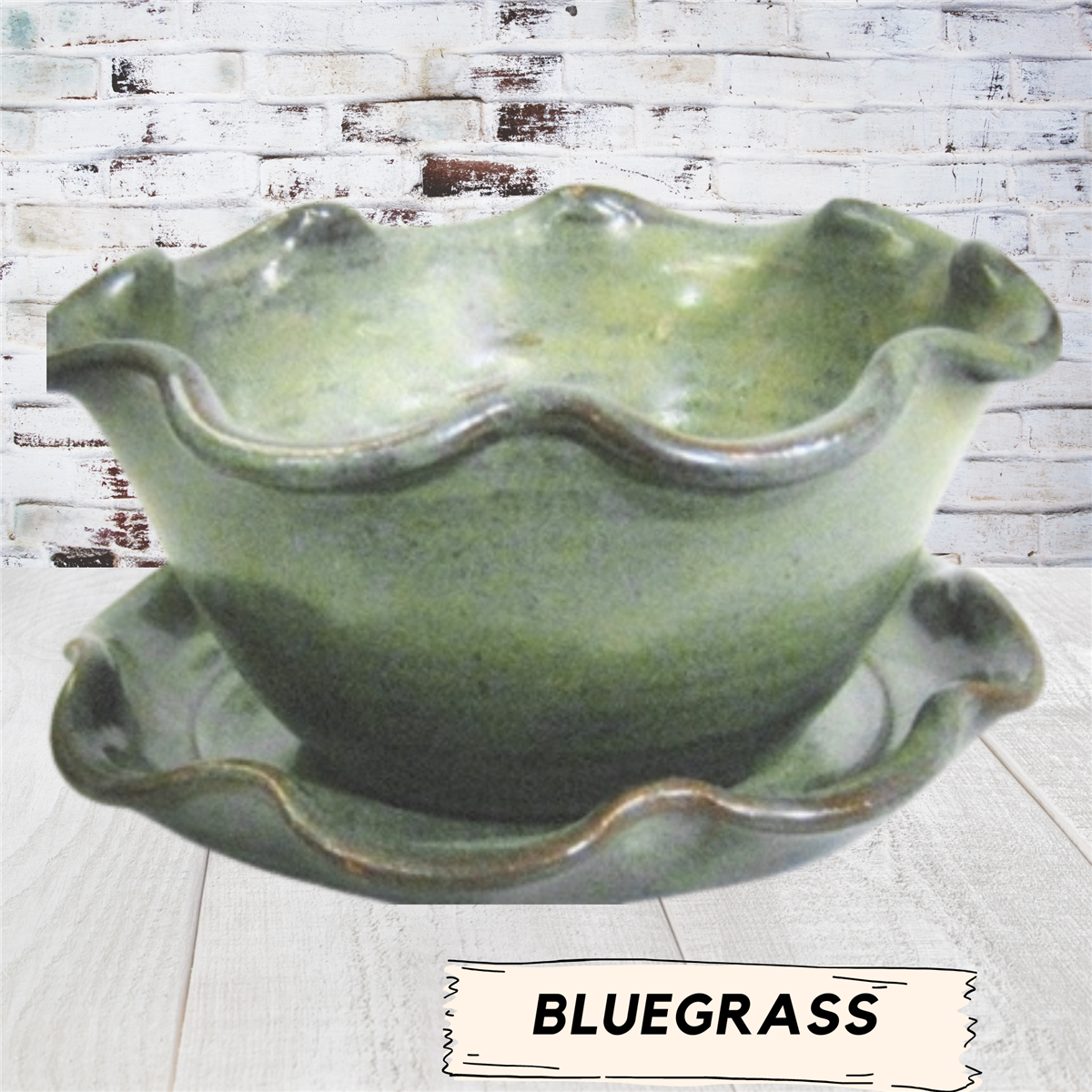Colander strainer for draining blueberries pottery ceramic bowl