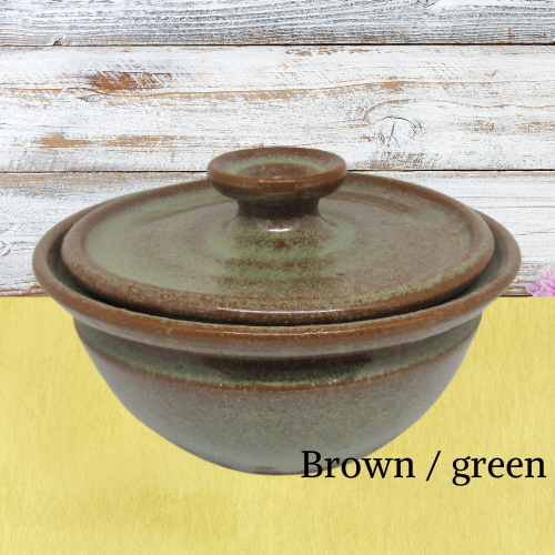 Microwave Egg Cooker and vegetable steamer handmade pottery. Ceramic cooker