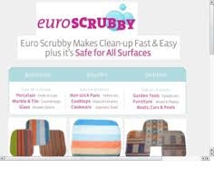 Euroscrubby 3 pack scrubbers. Scouring pads multiuse. Works on all surfaces