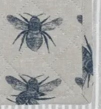 Bee design cotton trivet or pot holder. By the stove Raine & Humble