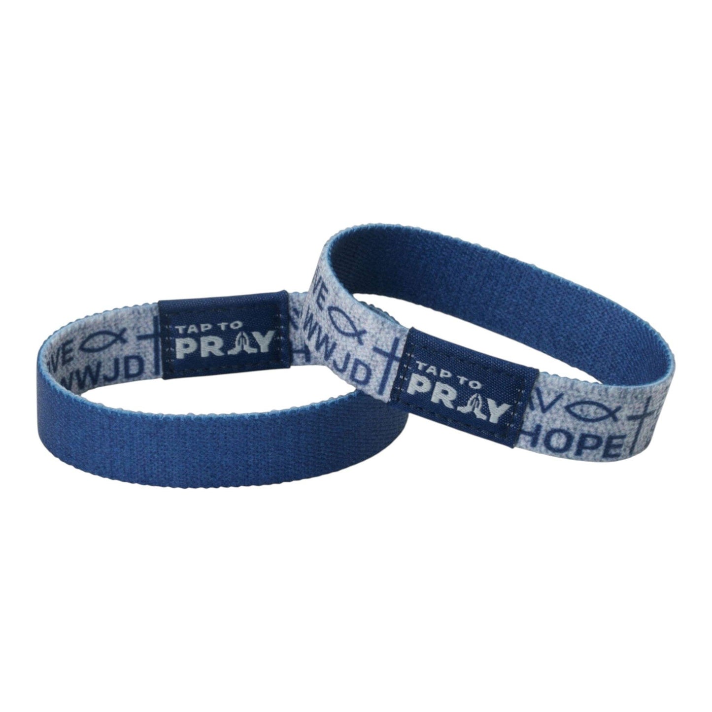 Versible - Tap To Pray® Wristband – Symbols of Faith - Navy