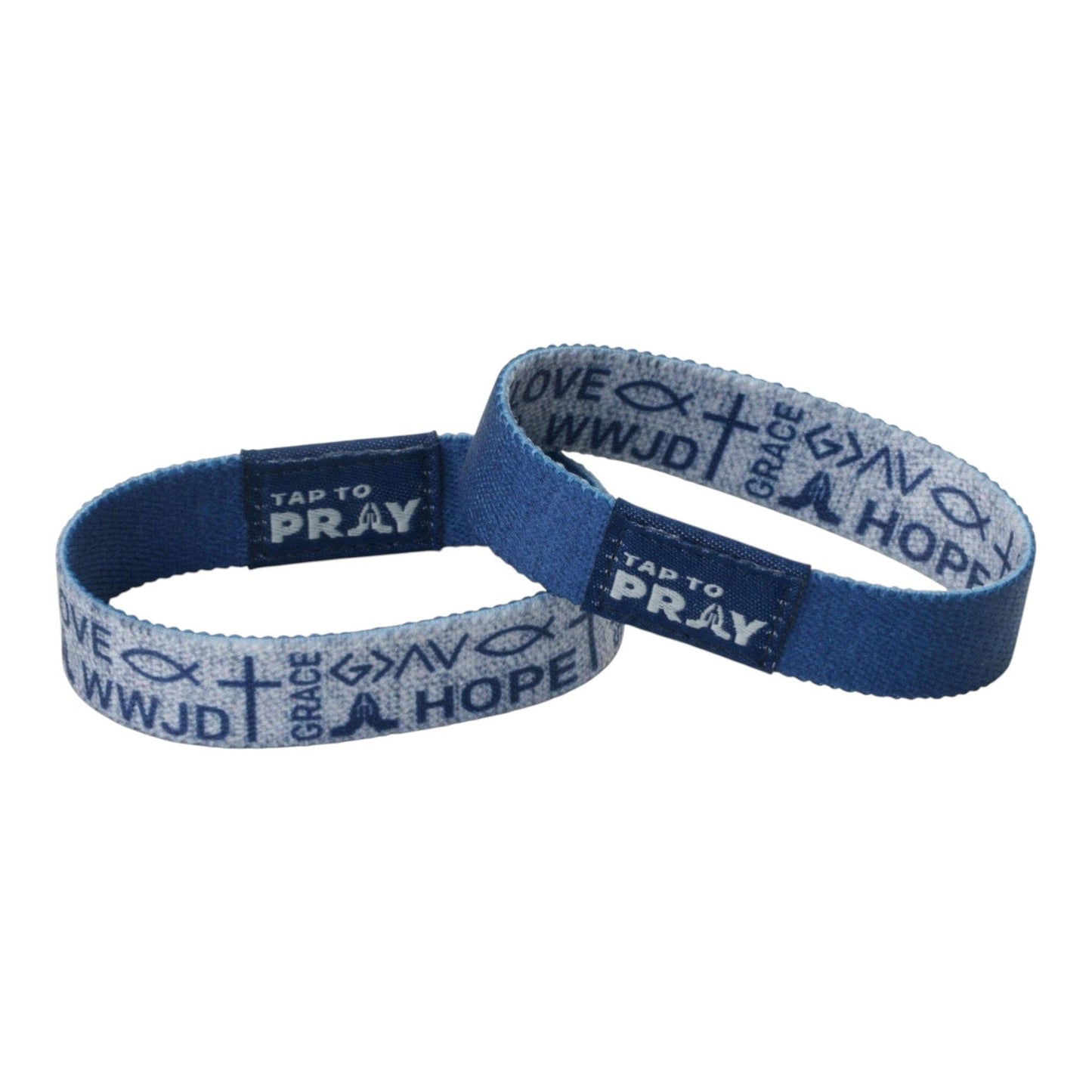 Versible - Tap To Pray® Wristband – Symbols of Faith - Navy