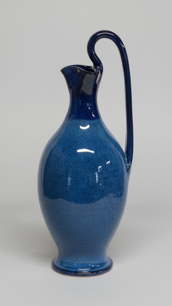 Biblical Rebekah Pitcher. Small pottery pitcher with handle. Living water