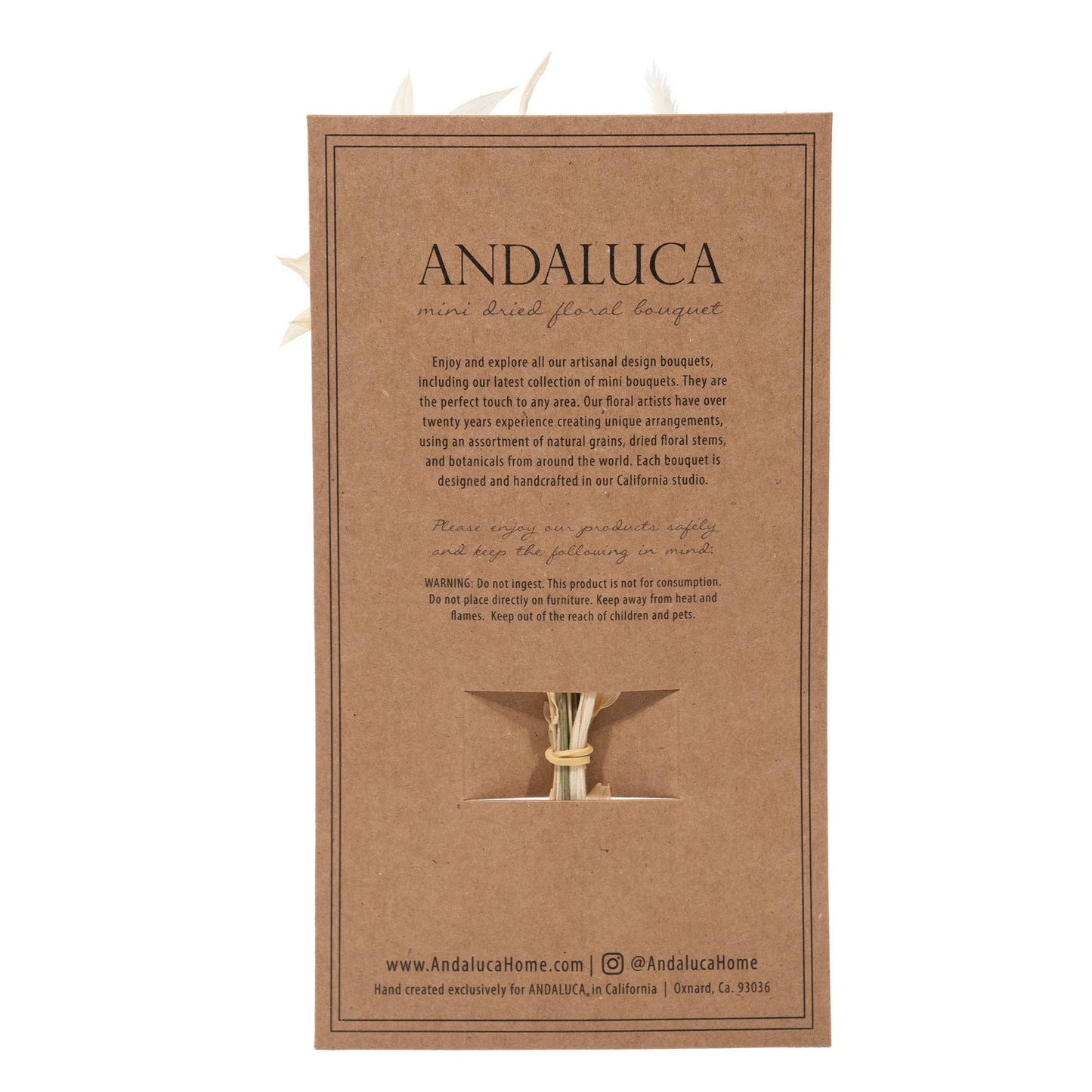 Andaluca - Lavender Bunny Tail Mini Bouquet #59