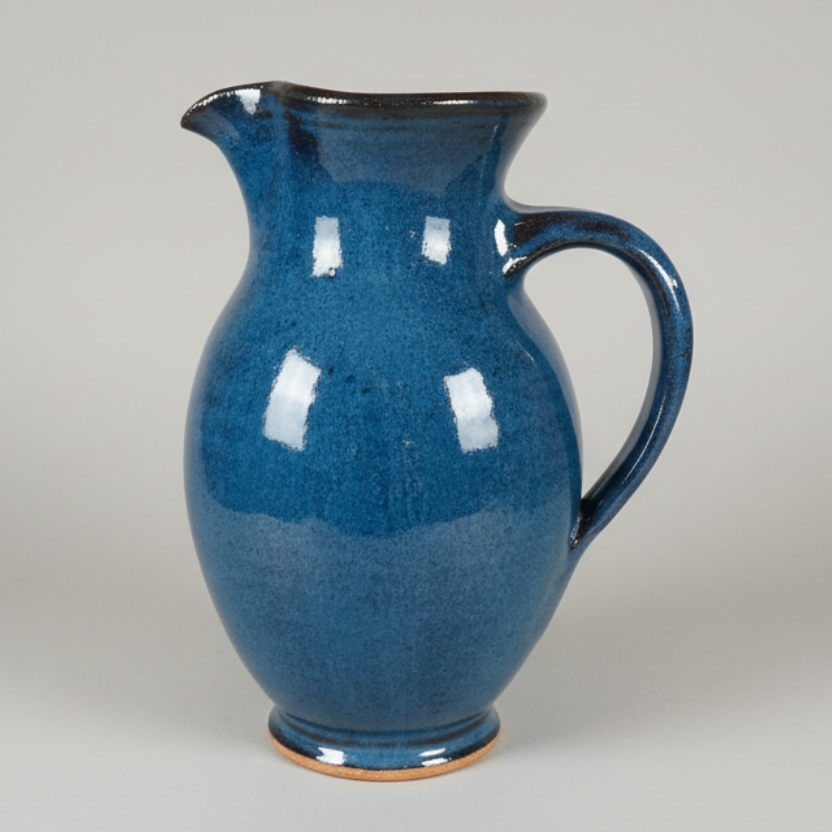 quart pitcher blue 