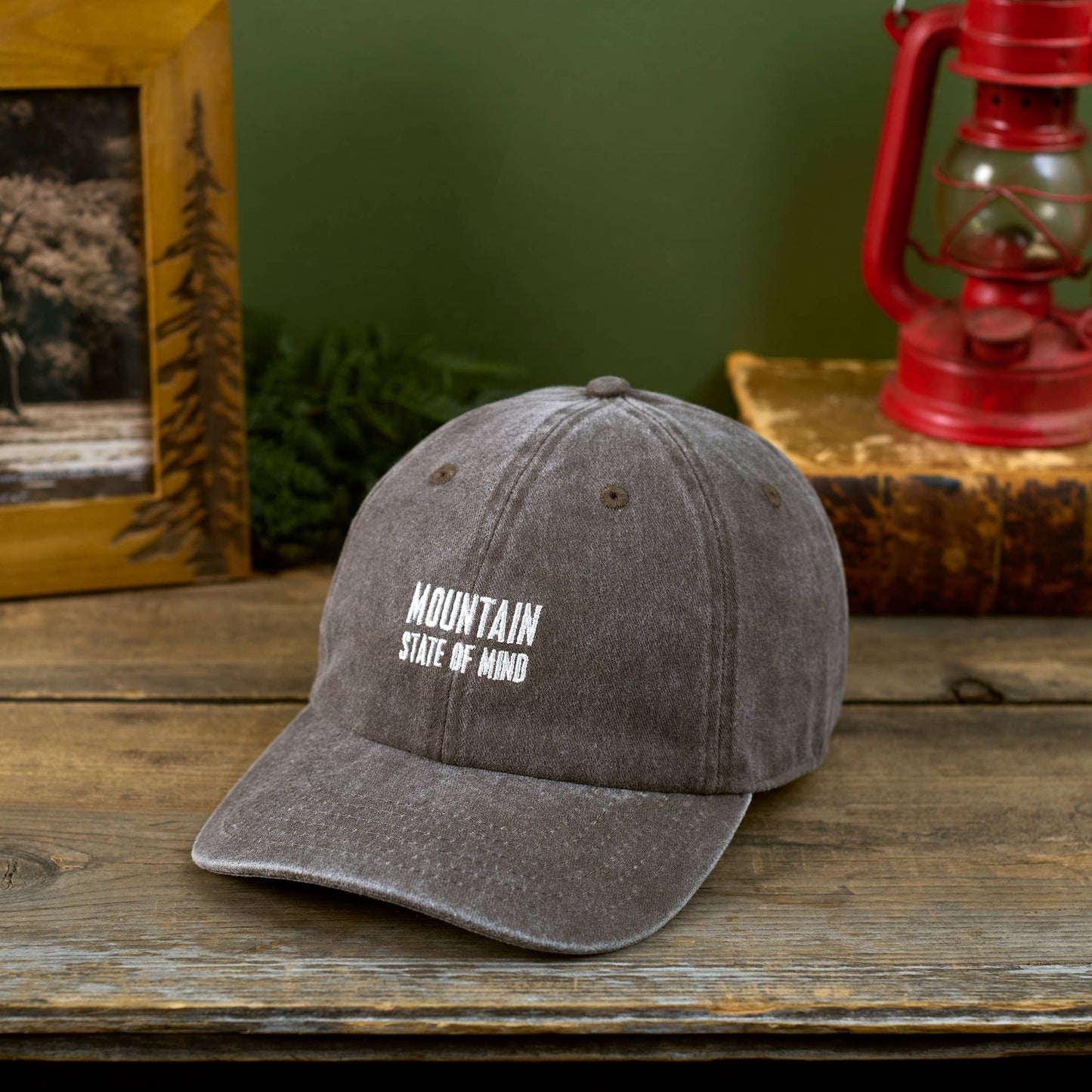 Mountain State Of Mind Baseball Cap Grey hat