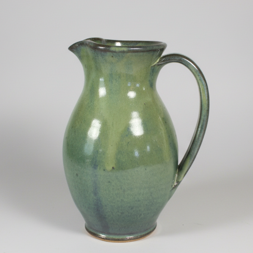 quart pitcher green