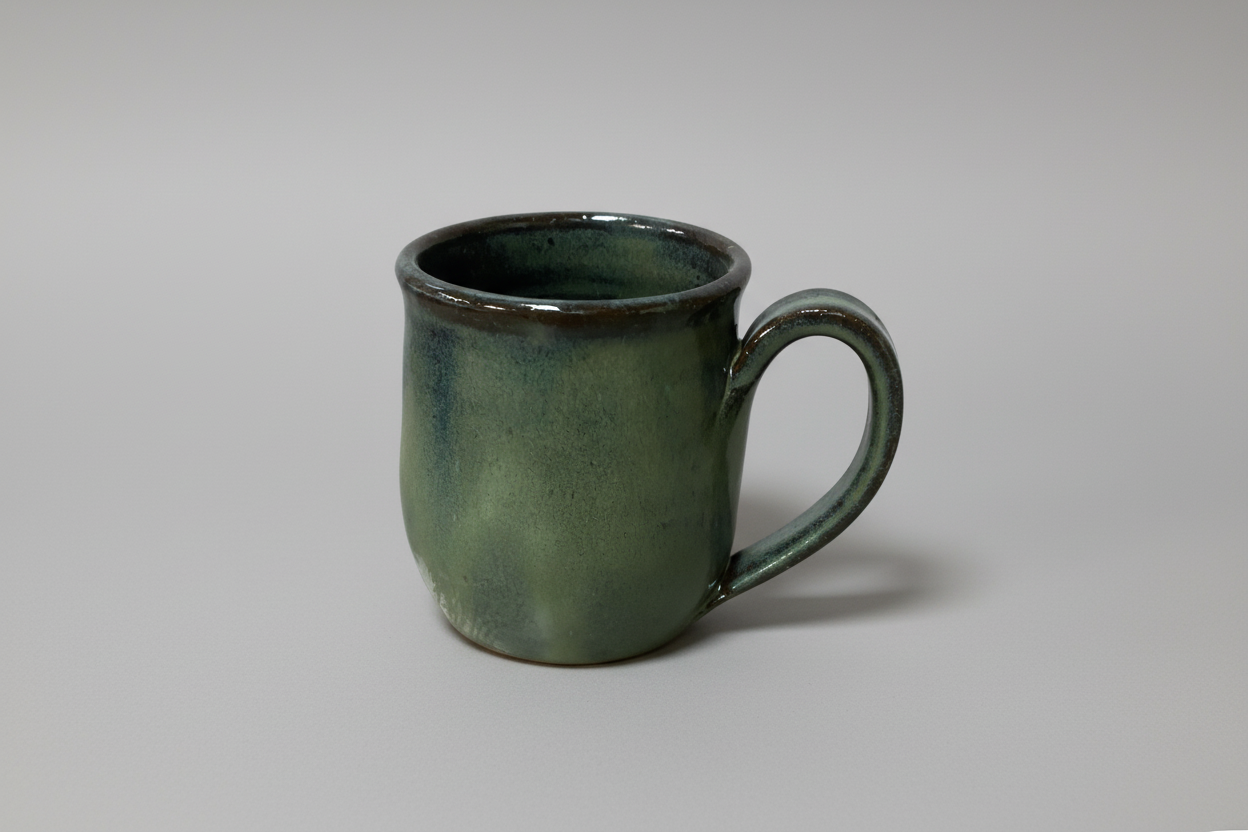 Traditions pottery short cup bluegrass