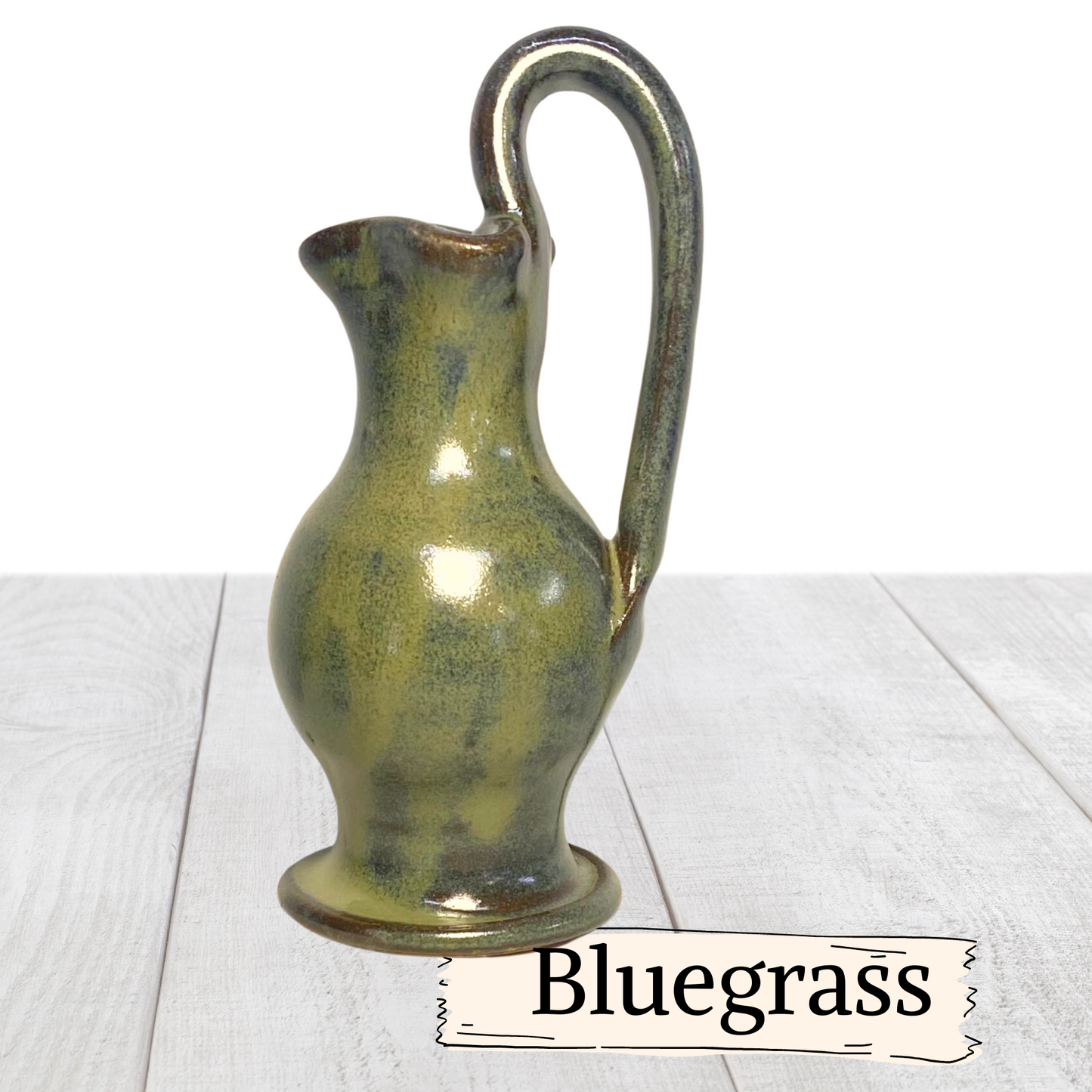 Pitcher Biblical shape Rebekah pitcher handmade pottery high handle small vase jar