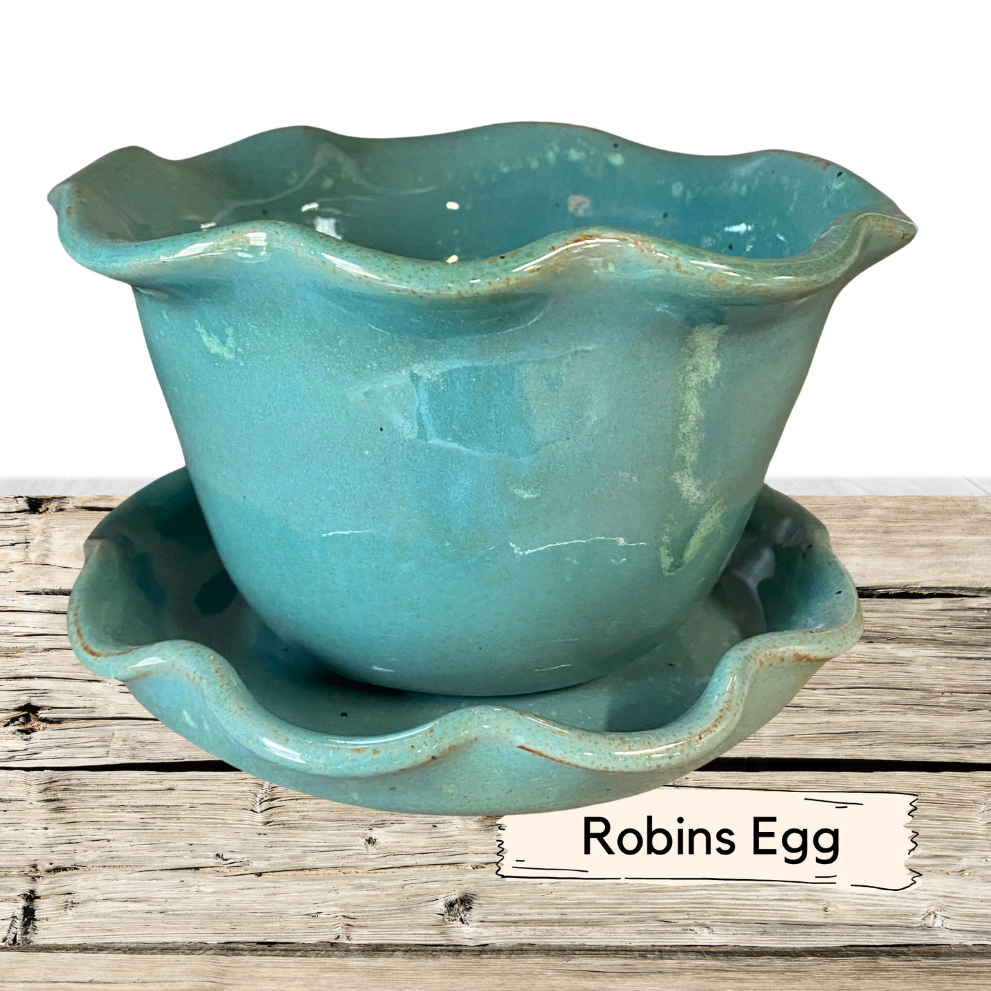 Colander strainer for draining blueberries pottery ceramic bowl