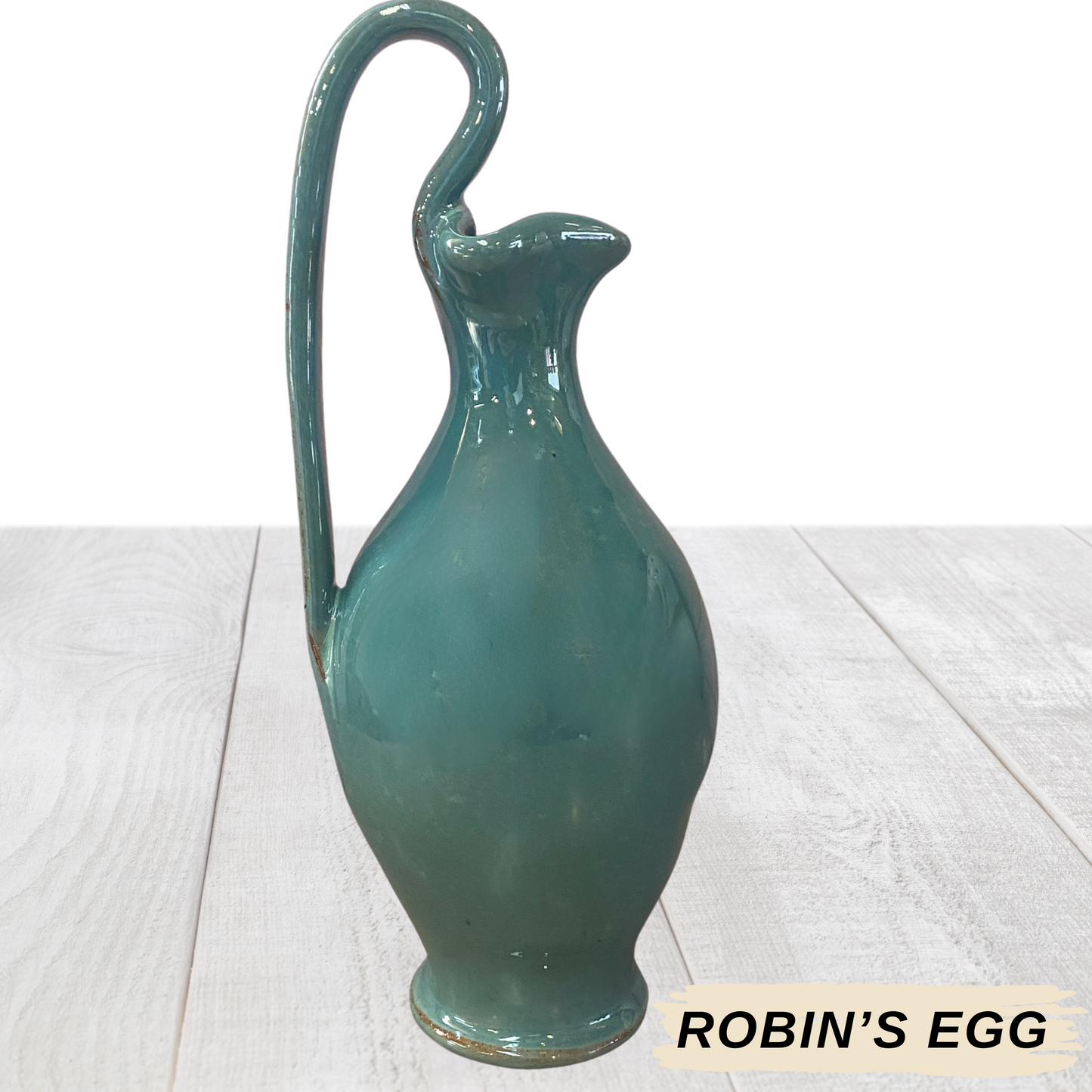 Biblical Rebekah Pitcher. Small pottery pitcher with handle. Living water