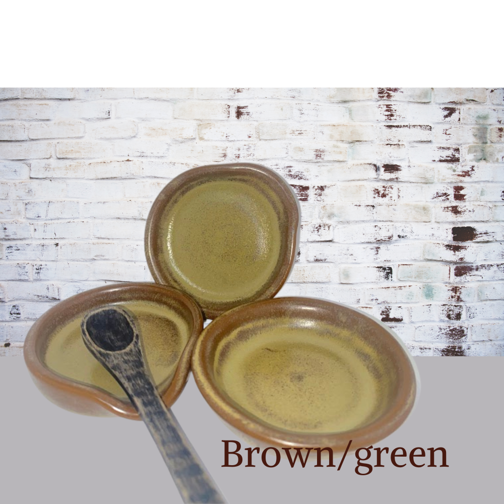 Single spoon rest set of three spoonrest for teaspoon or tasting spoon by the coffee pot