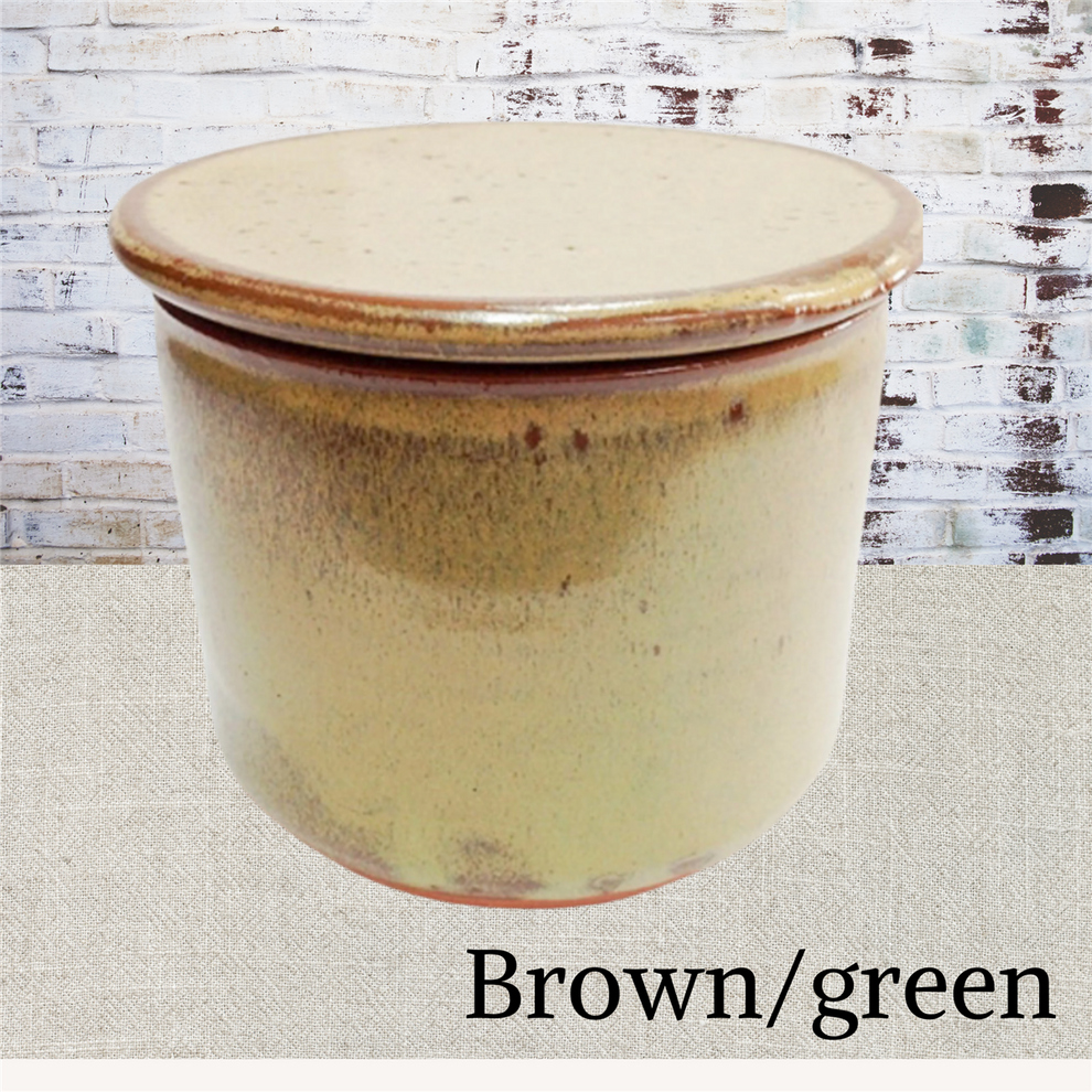 French Butter Dish. no refridgeration needed. Ceramic covered margerine