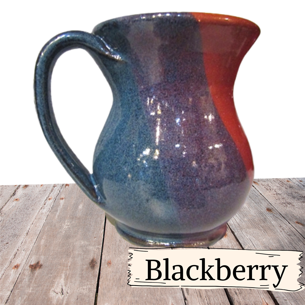 Coffee cup holds 12 ounces handmade pottery mug for coffee or tea . Handle on muu