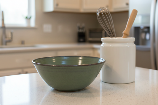 Serving vegetable bowl pottery. Medium serve bowl. tableware and dinnerware