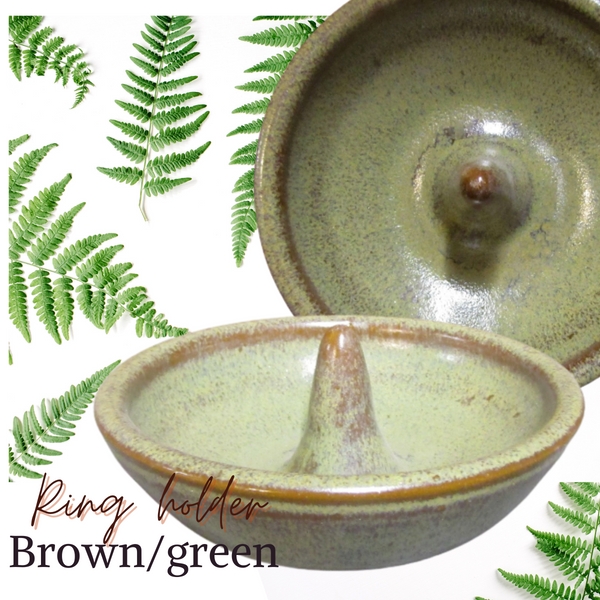 Ring holder for keeping jewelry and rings handmade pottery. Ceramic