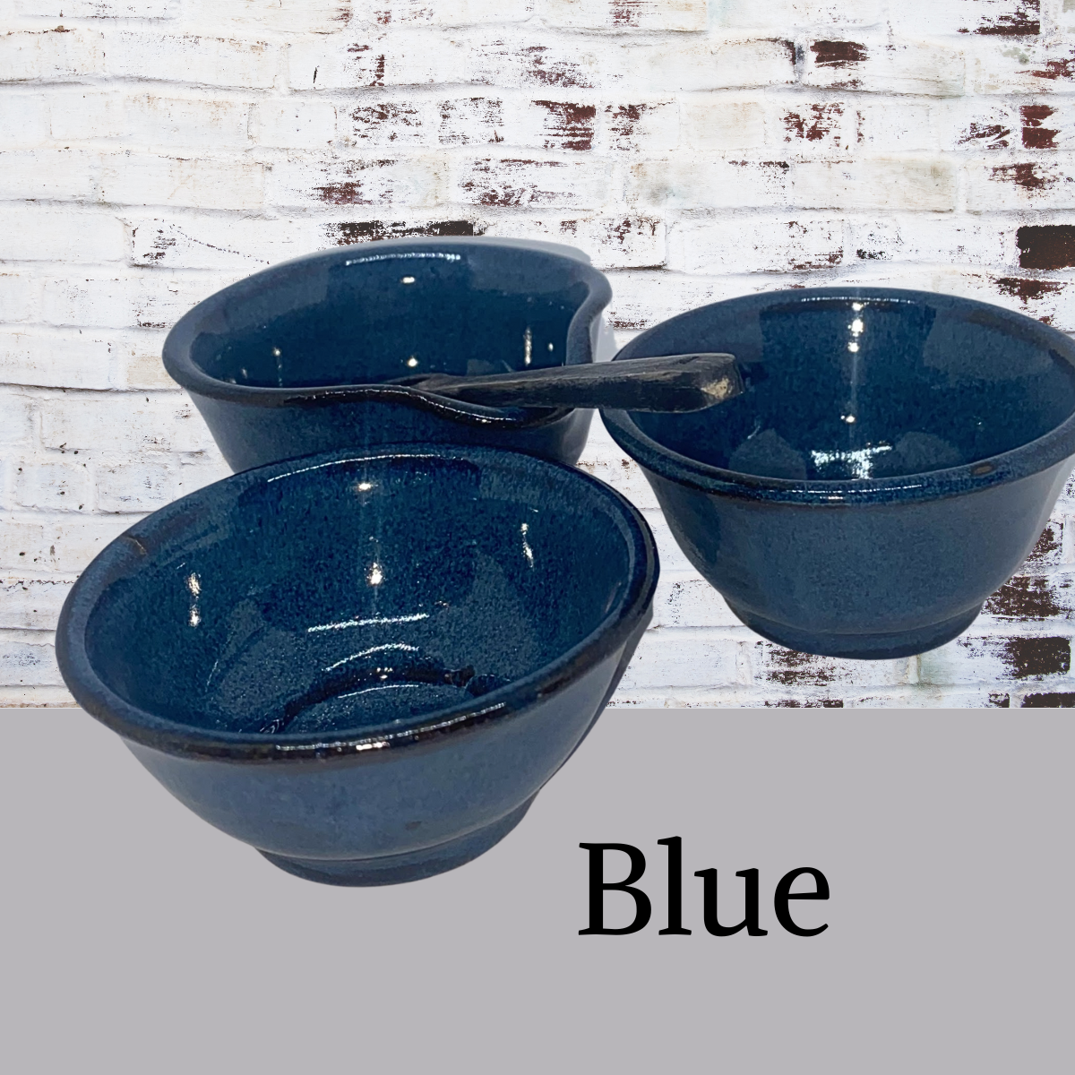 Finger bowls set of three tiny bowls with spoon for dips premeasuring salt spices